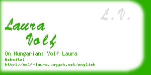 laura volf business card